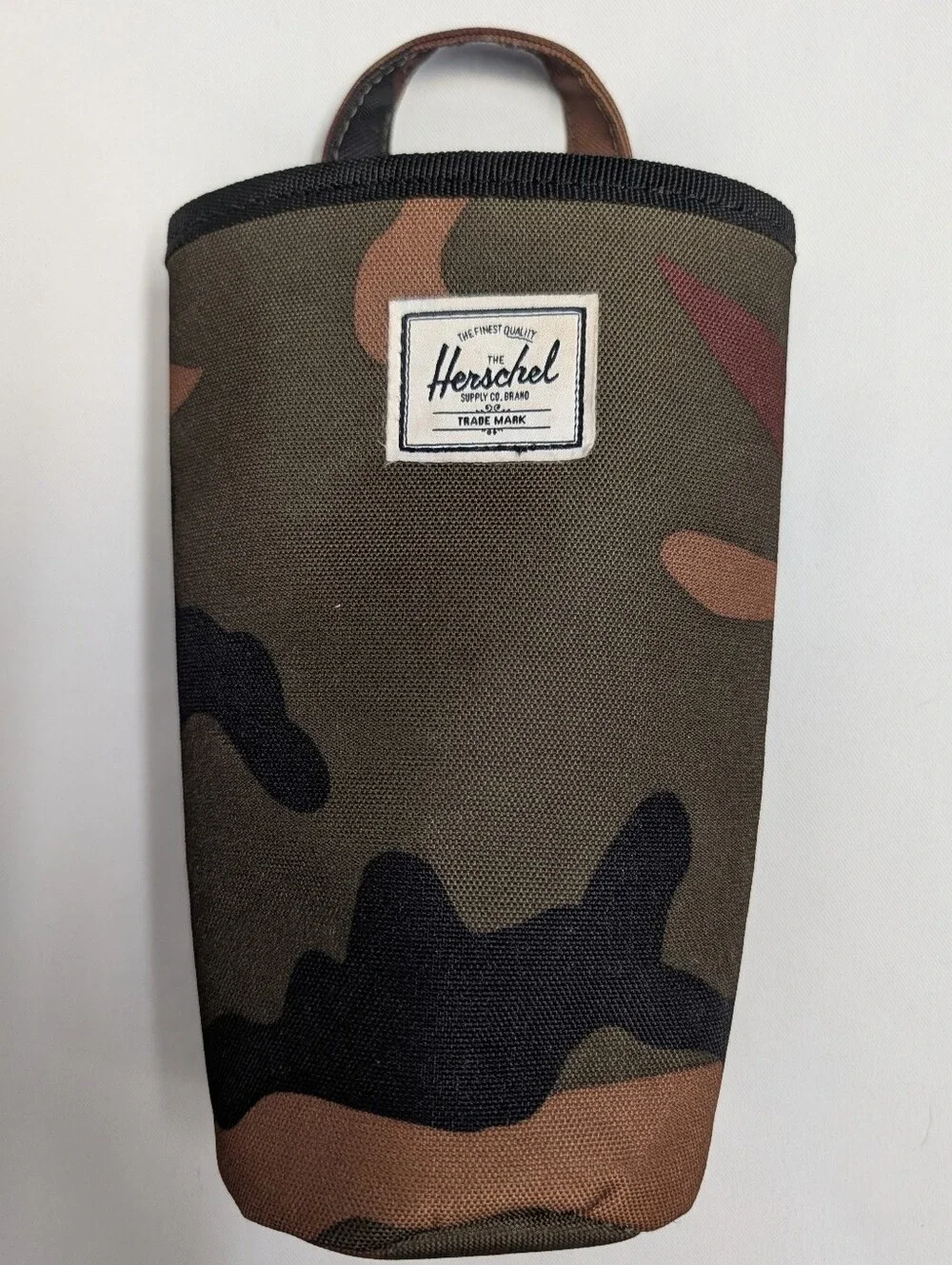 Herschel Supply Co. Alexander Woodland Camo Insulated Bottle Sleeve